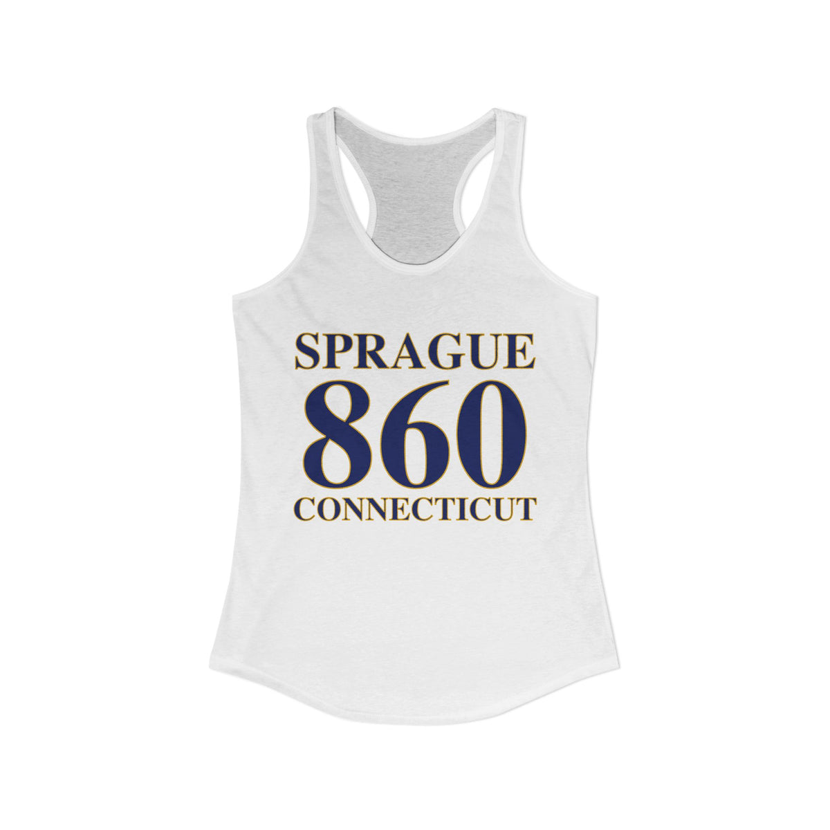 Sprague 860 Connecticut Women's Ideal Racerback Tank Top