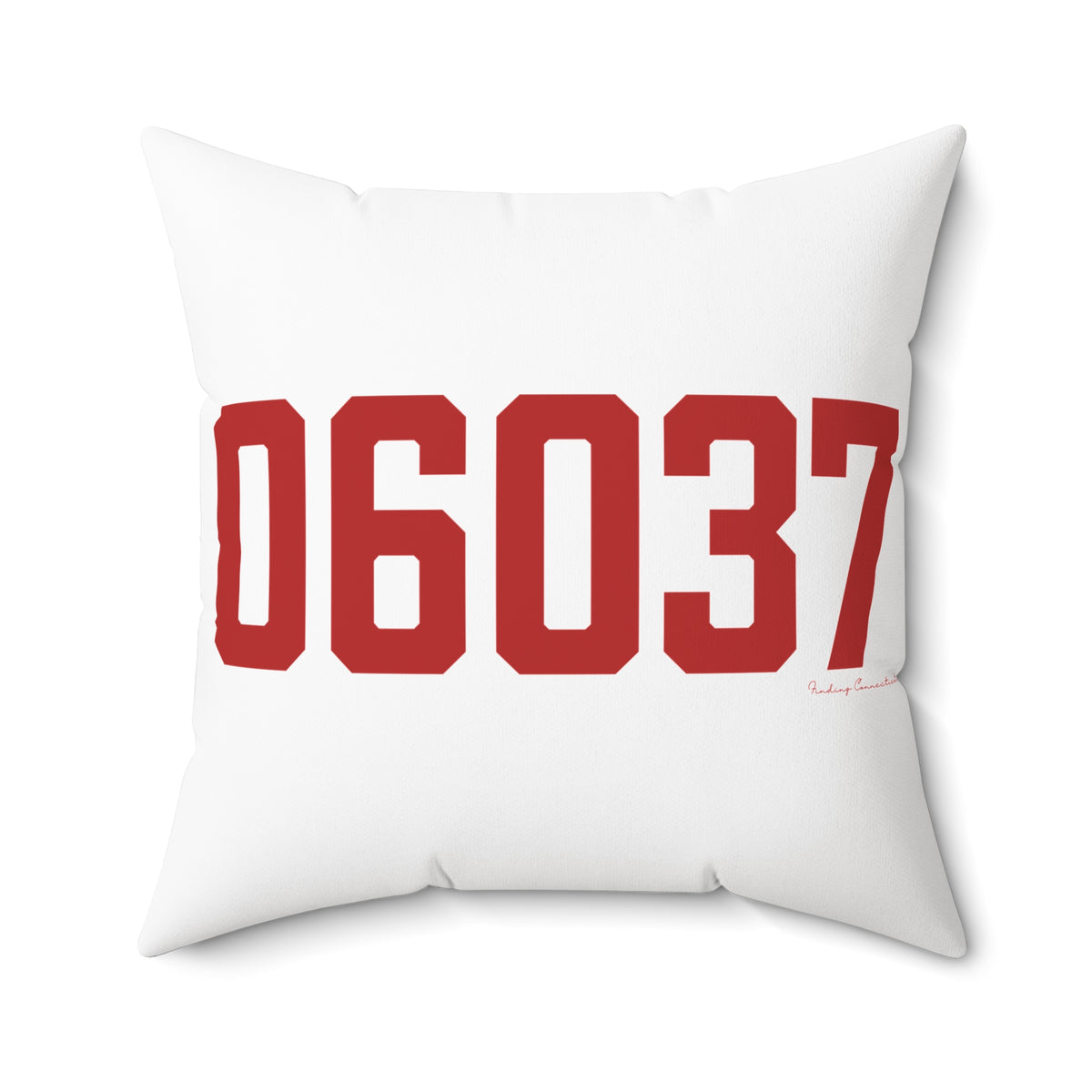 06037 Berlin Connecticut Zip Code Polyester Square Pillow