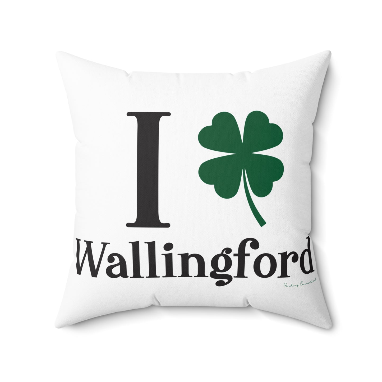 I Clover Wallingford Spun Polyester Square Pillow