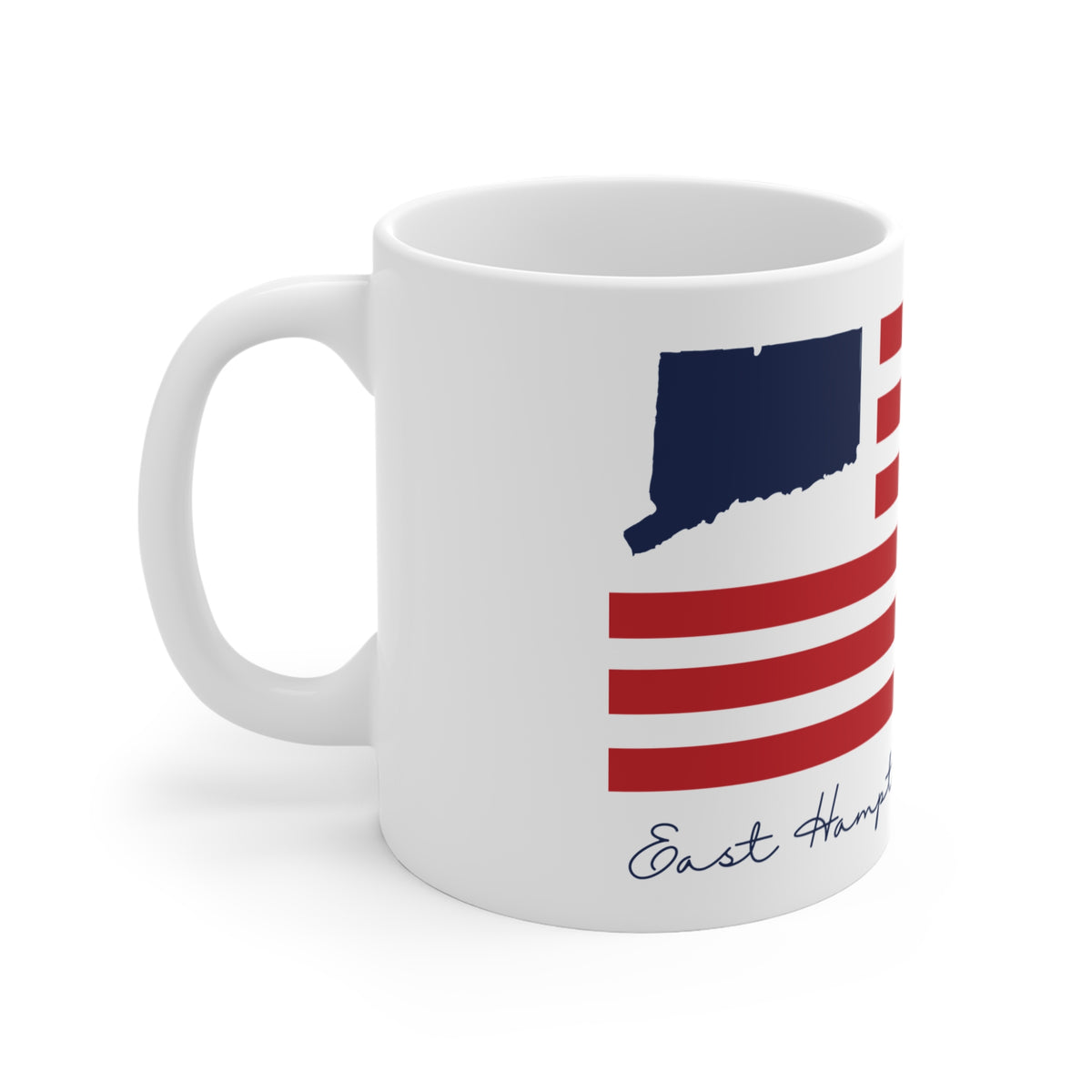 East Hampton Connecticut Flag Mug 11oz