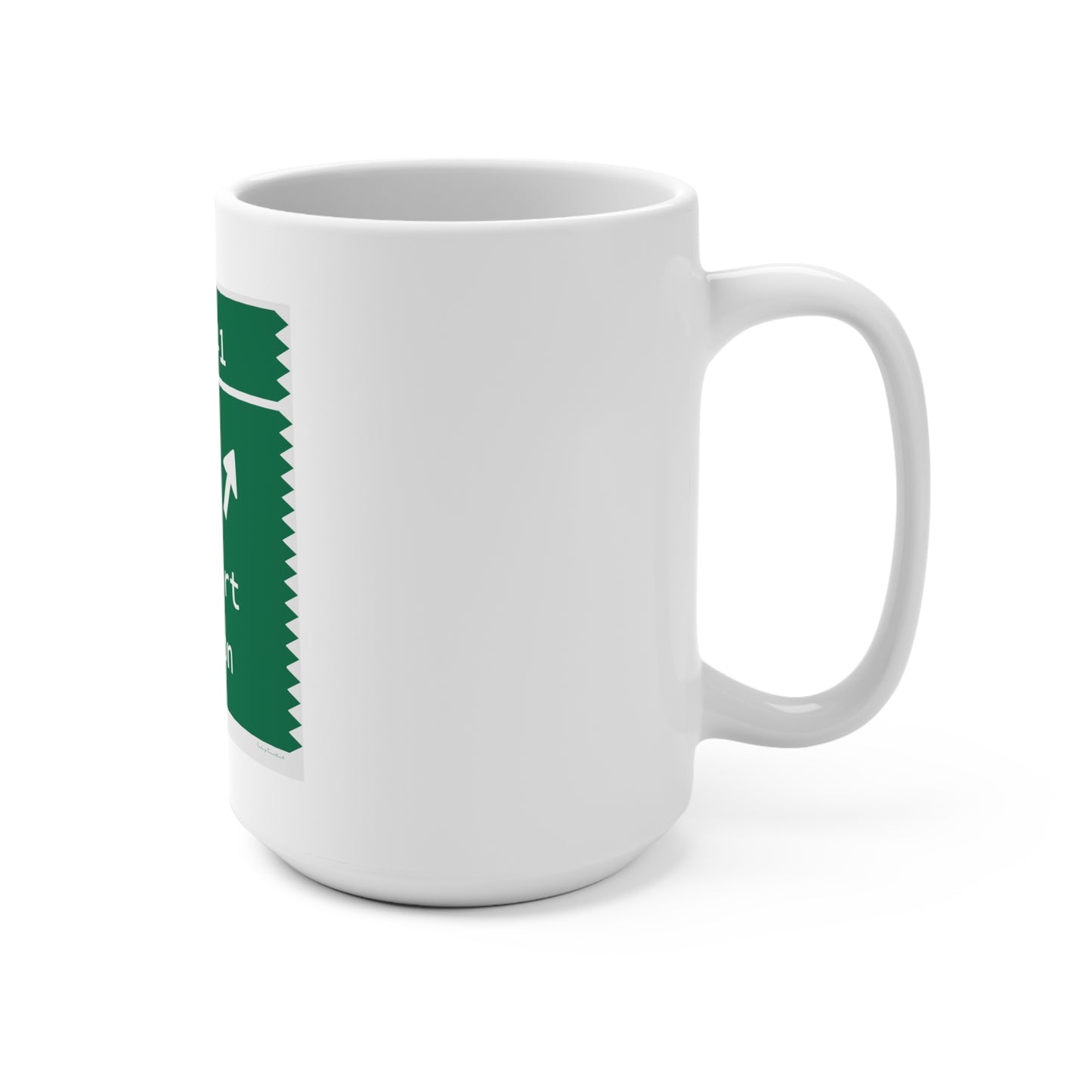 Vintage Merritt Parkway Exit 41 Sign Mug 15oz