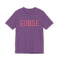 Goose Zip Code Pink & Black Unisex Jersey Short Sleeve T-Shirt