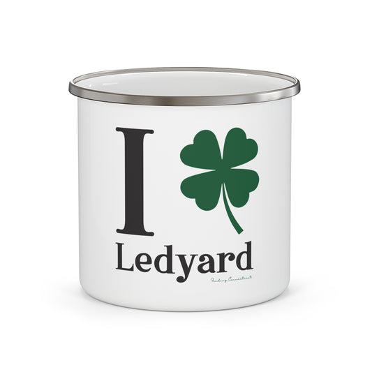 I Clover Ledyard Enamel Camping Mug