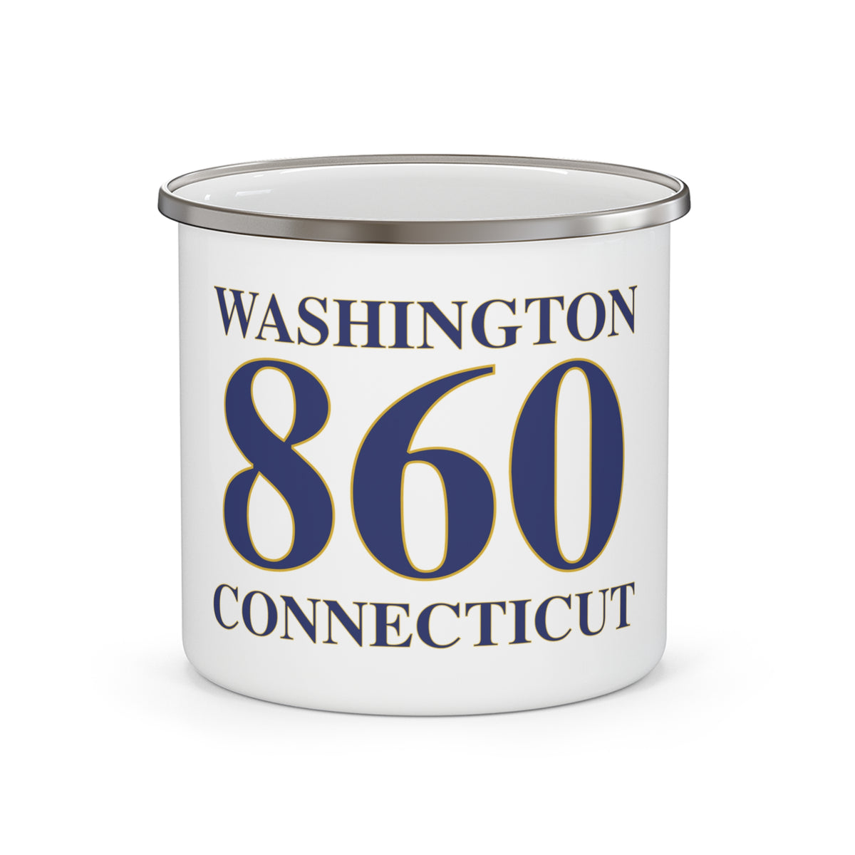 Washington 860 Connecticut Enamel Camping Mug