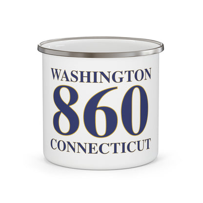 Washington 860 Connecticut Enamel Camping Mug