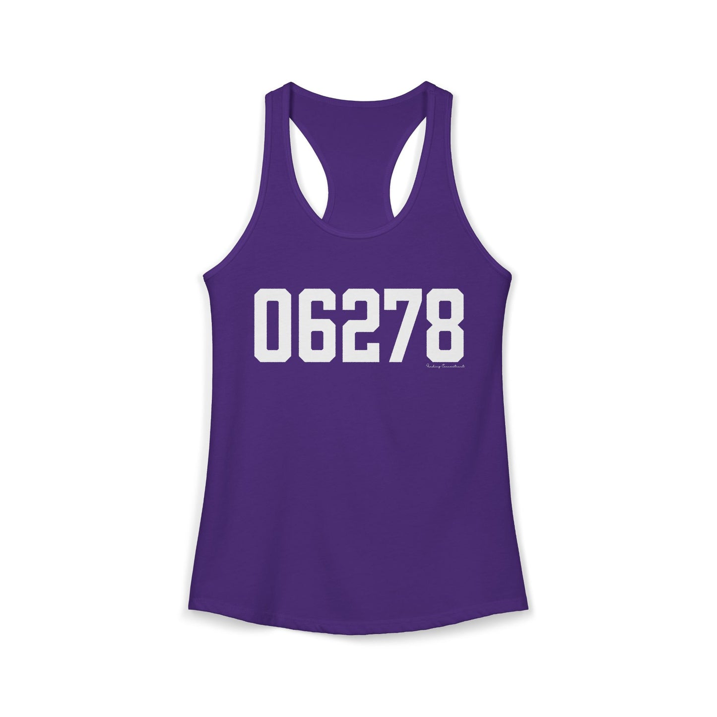 06278 Ashford CT Zip Code Women's Ideal Racerback Tank Top