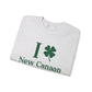 I Clover New Canaan (Green) Unisex Heavy Blend™ Crewneck Sweatshirt