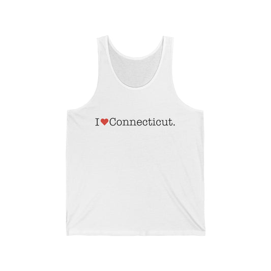 I Heart Connecticut Unisex Jersey Tank Top