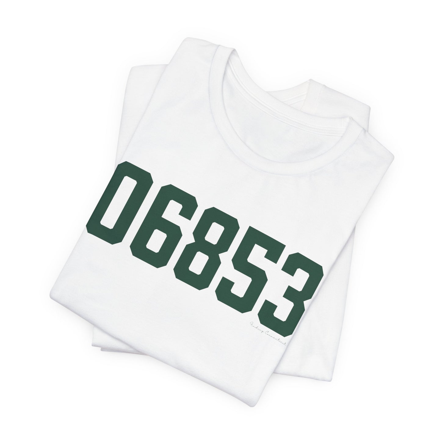 06853 Norwalk Connecticut Zip Code Unisex Jersey Short Sleeve T-Shirt