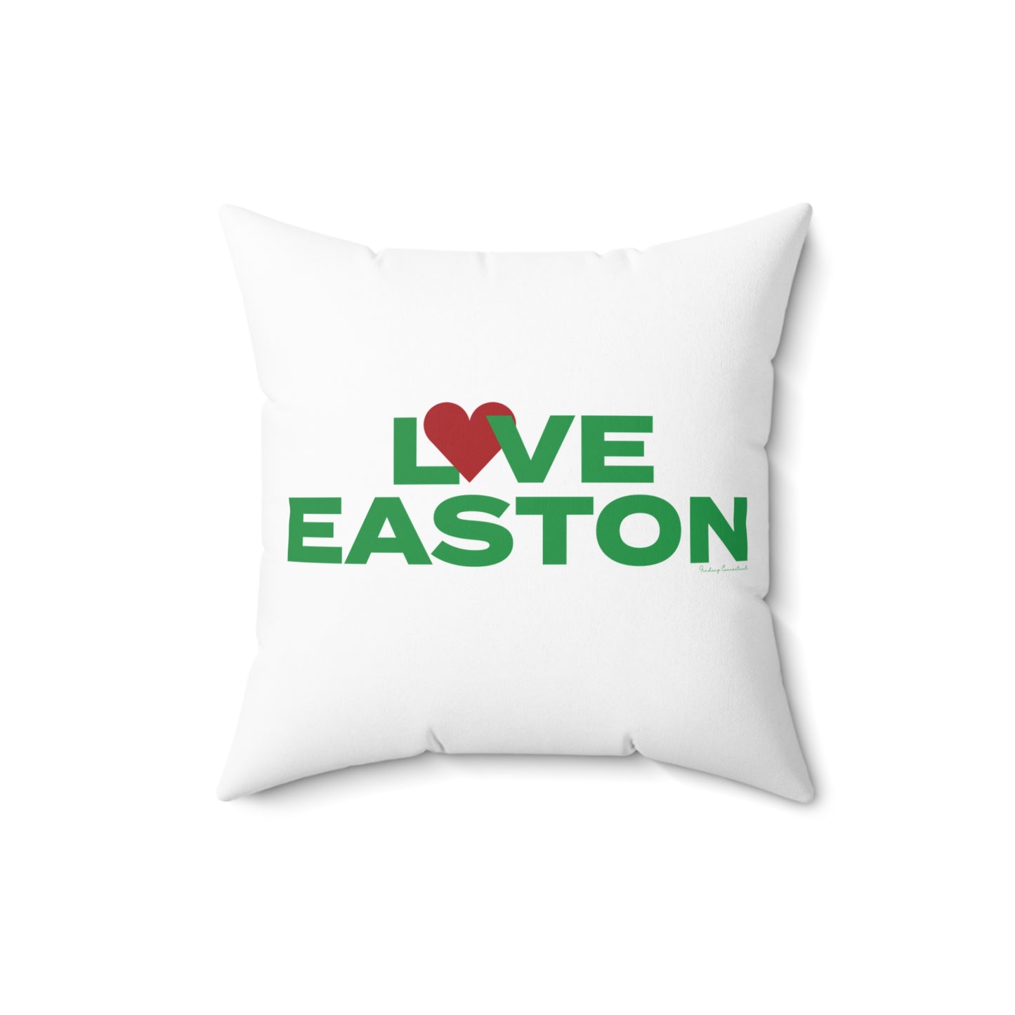 Love Easton Spun Polyester Square Pillow