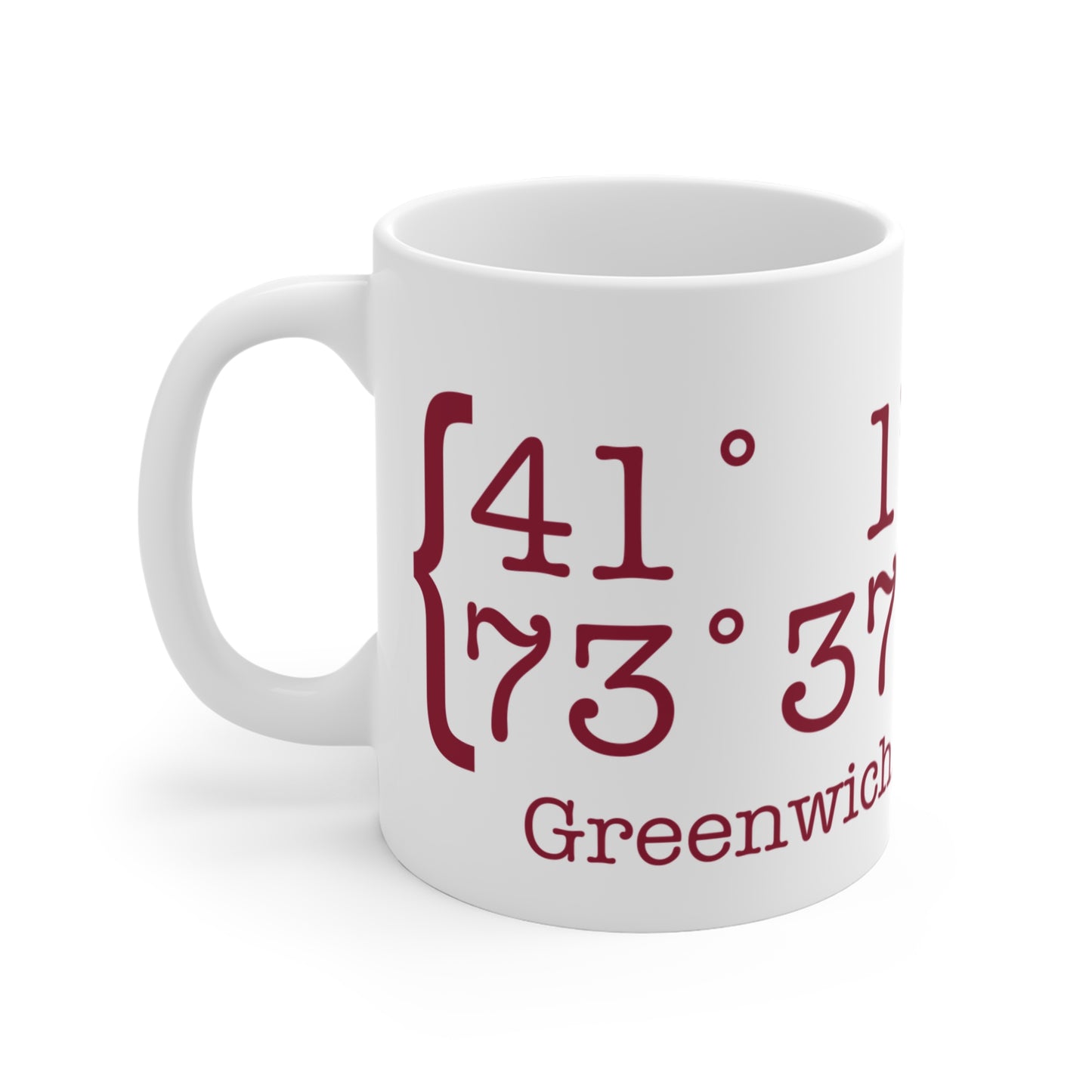 Greenwich Coordinates Mug 11oz