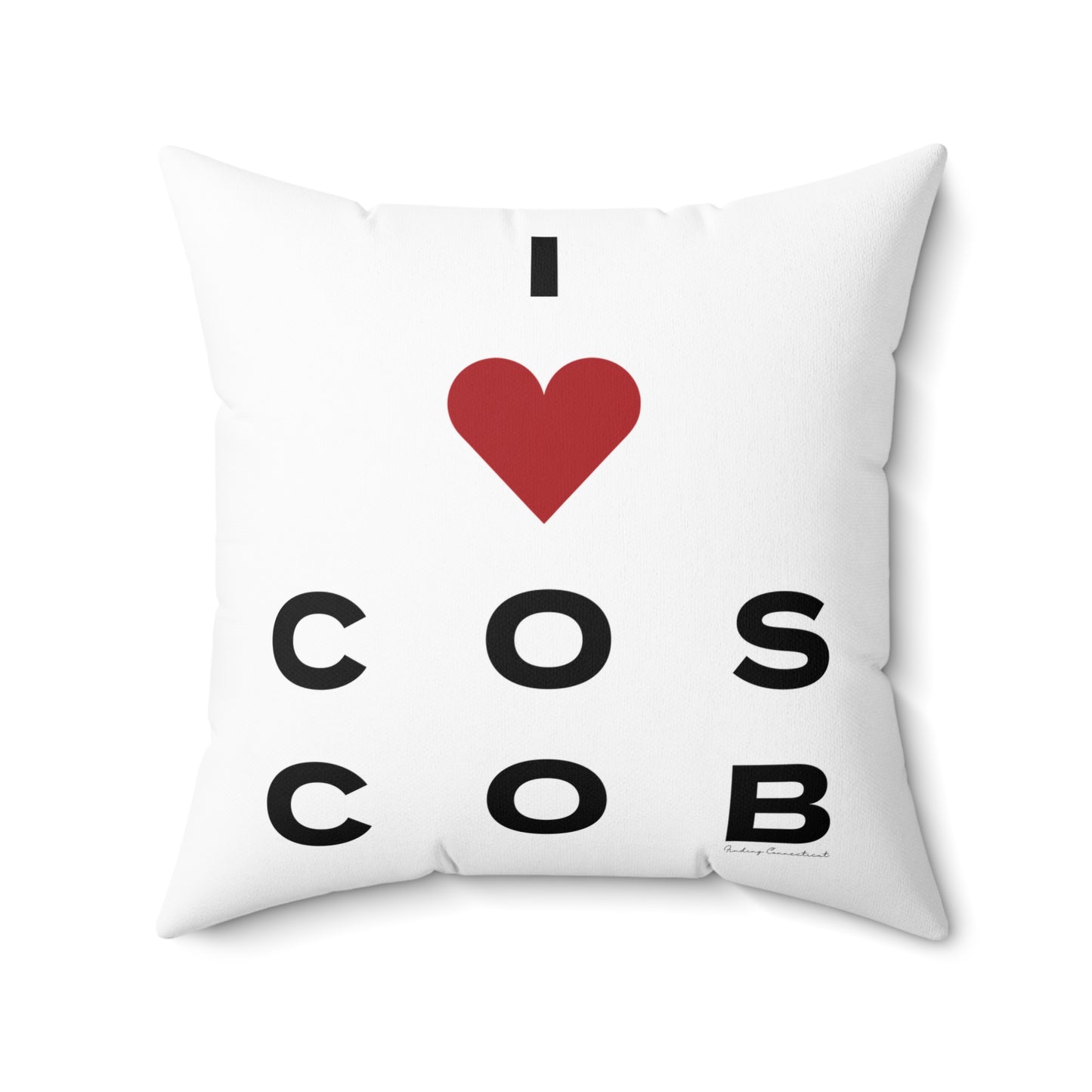 Cos Cob Vision Spun Polyester Square Pillow