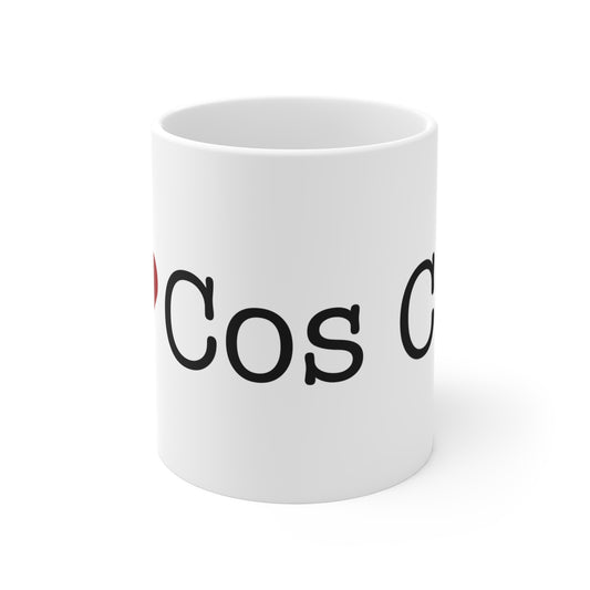 I Heart Cos Cob. Mug 11oz