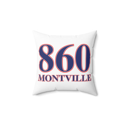 860 Montville Red, White & Blue Spun Polyester Square Pillow