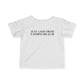 Just a kid from Compo Beach Infant Fine Jersey T-Shirt