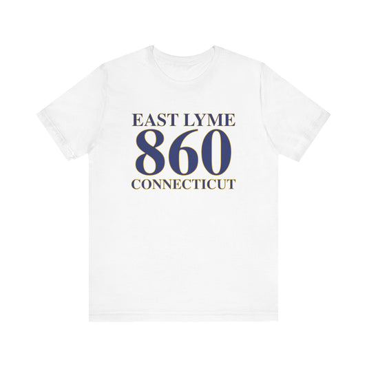 East Lyme 860 Connecticut Unisex Jersey Short Sleeve T-Shirt
