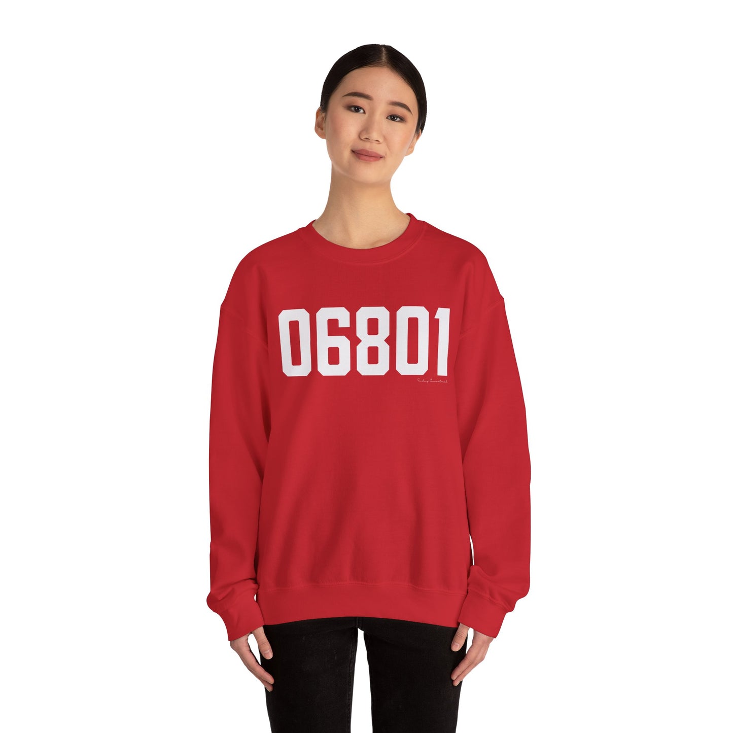 06801 Bethel CT Zip Code Unisex Heavy Blend™ Crewneck Sweatshirt