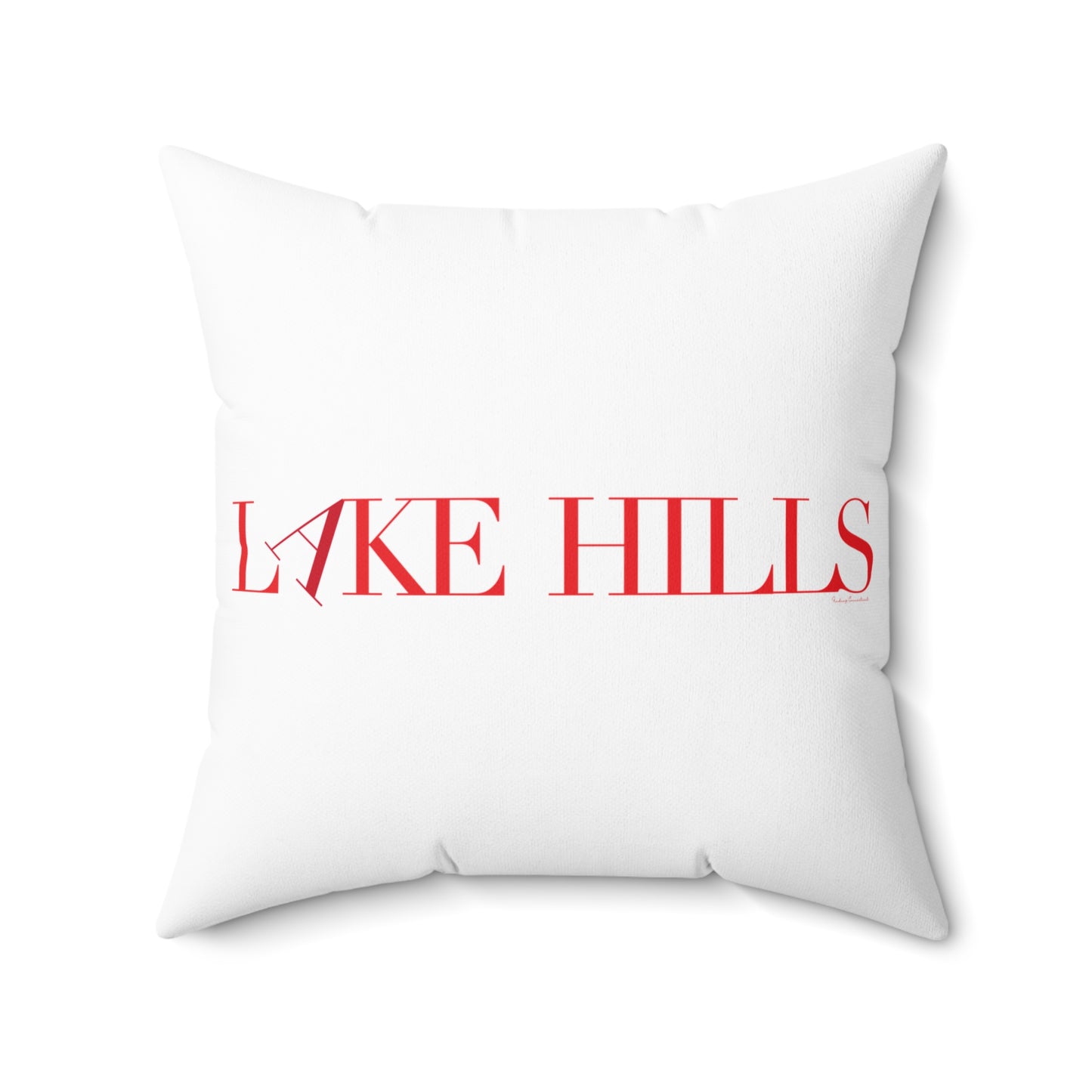 41 Tilt Lake Hills Spun Polyester Square Pillow