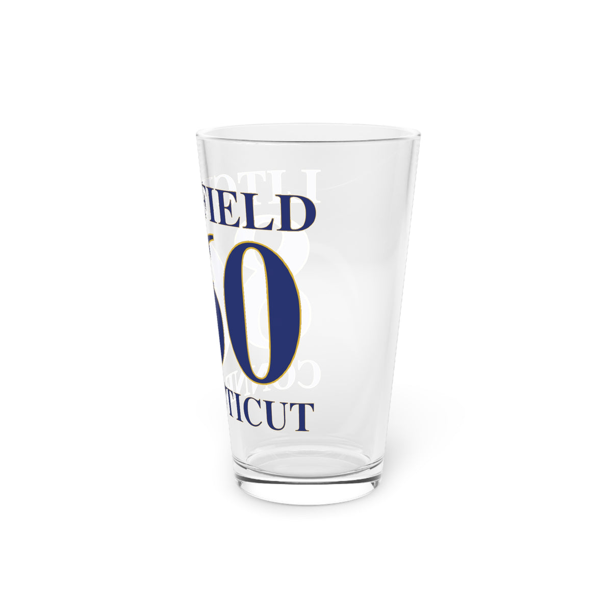 Litchfield 860 Connecticut Pint Glass, 16oz