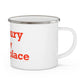 Danbury Is My Happy Place Enamel Camping Mug