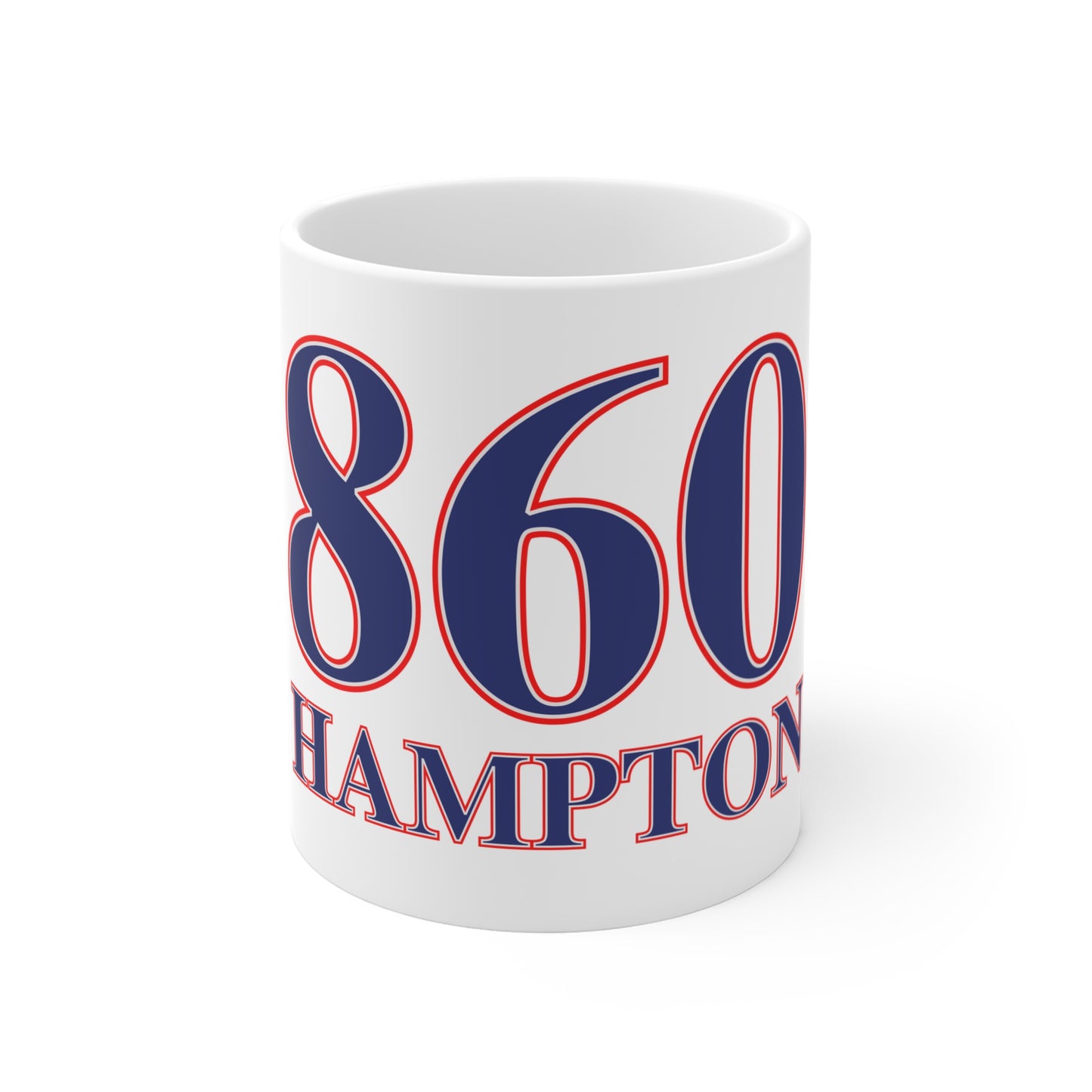 860 Hampton Red, White & Blue Mug 11oz