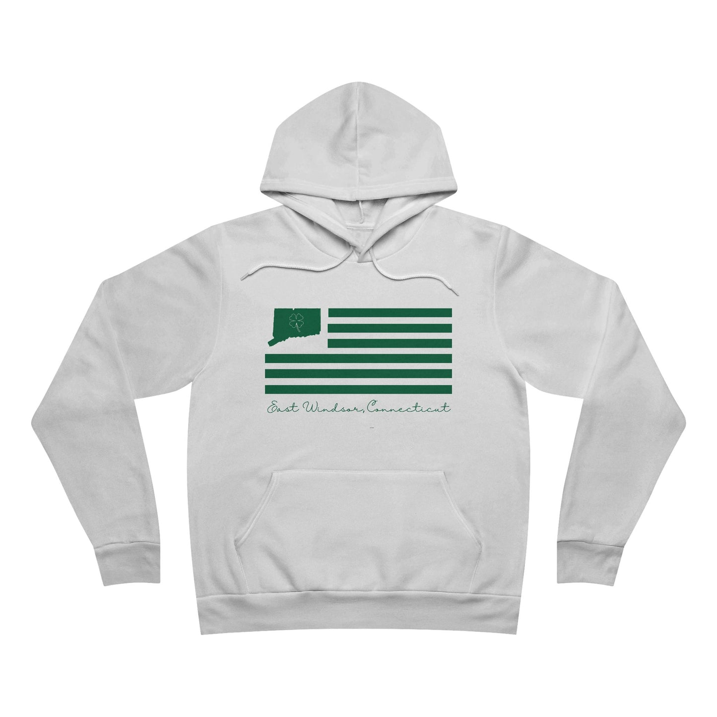 East Windsor Connecticut St. Patrick’s Day Flag Unisex Sponge Fleece Pullover Hoodie