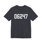 06247 Hampton CT Zip Code Unisex Jersey Short Sleeve T-Shirt