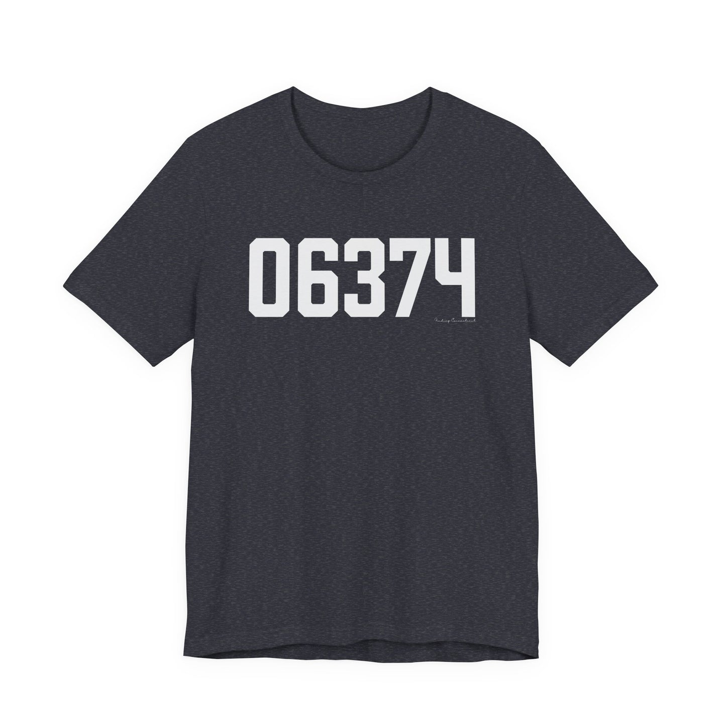 06374 Plainfield CT Zip Code Unisex Jersey Short Sleeve T-Shirt