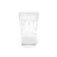 Waterbury 203 Connecticut Pint Glass, 16oz