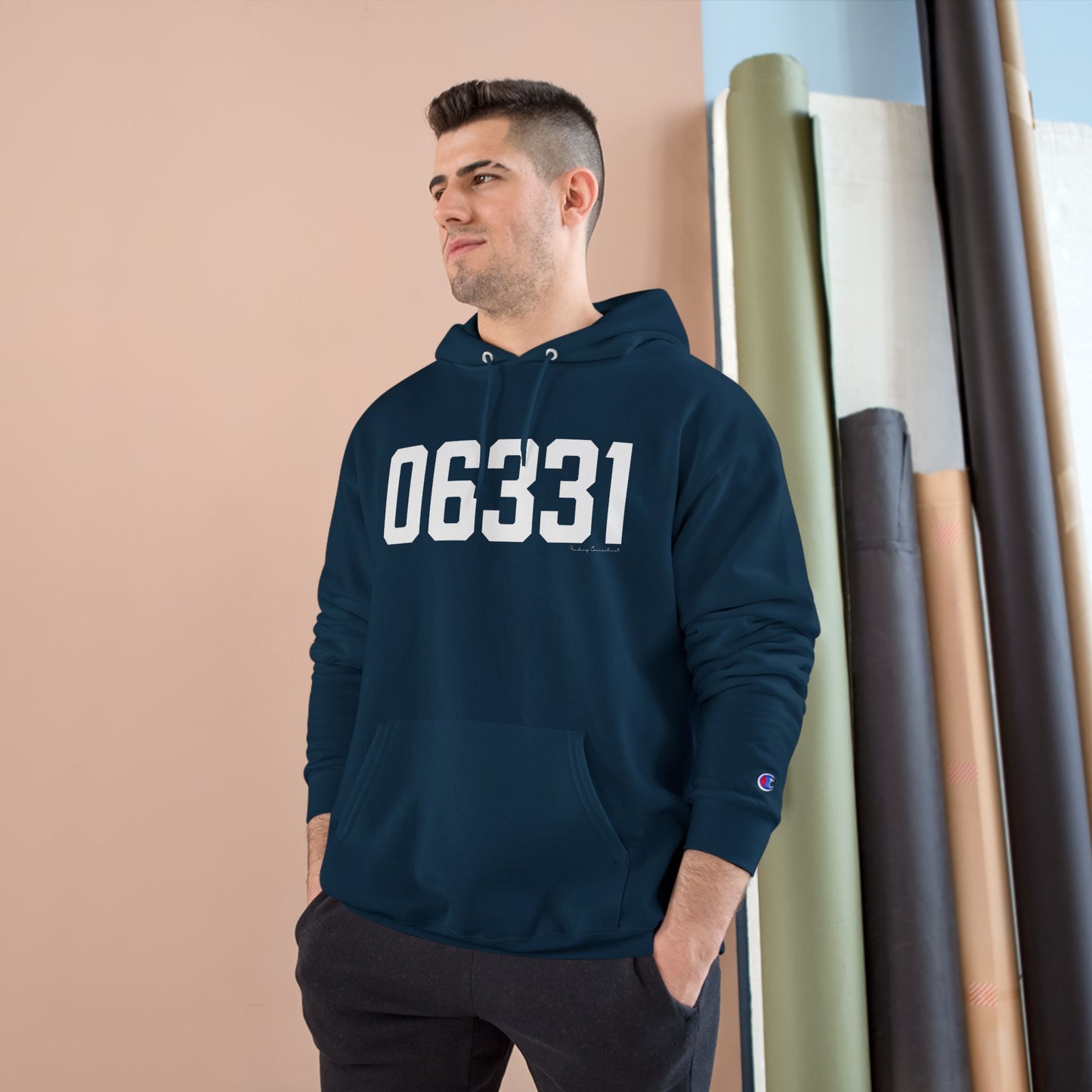 06331 Canterbury CT Zip Code Champion Hoodie