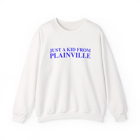 Just a kid from Plainville Unisex Heavy Blend™ Crewneck Sweatshirt