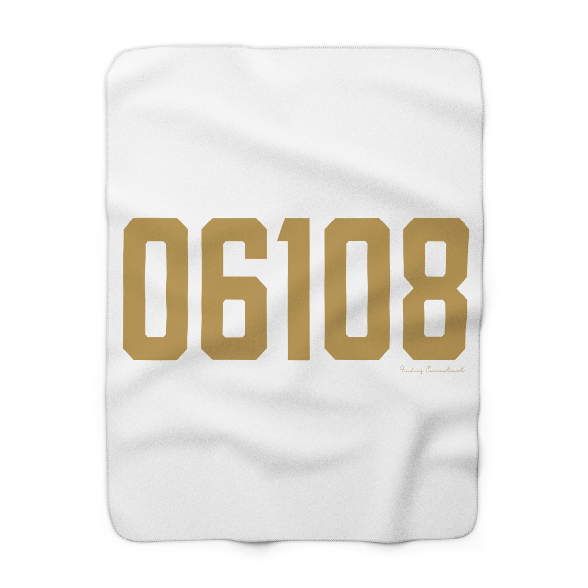 06108 East Hartford Connecticut Zip Code Sherpa Fleece Blanket