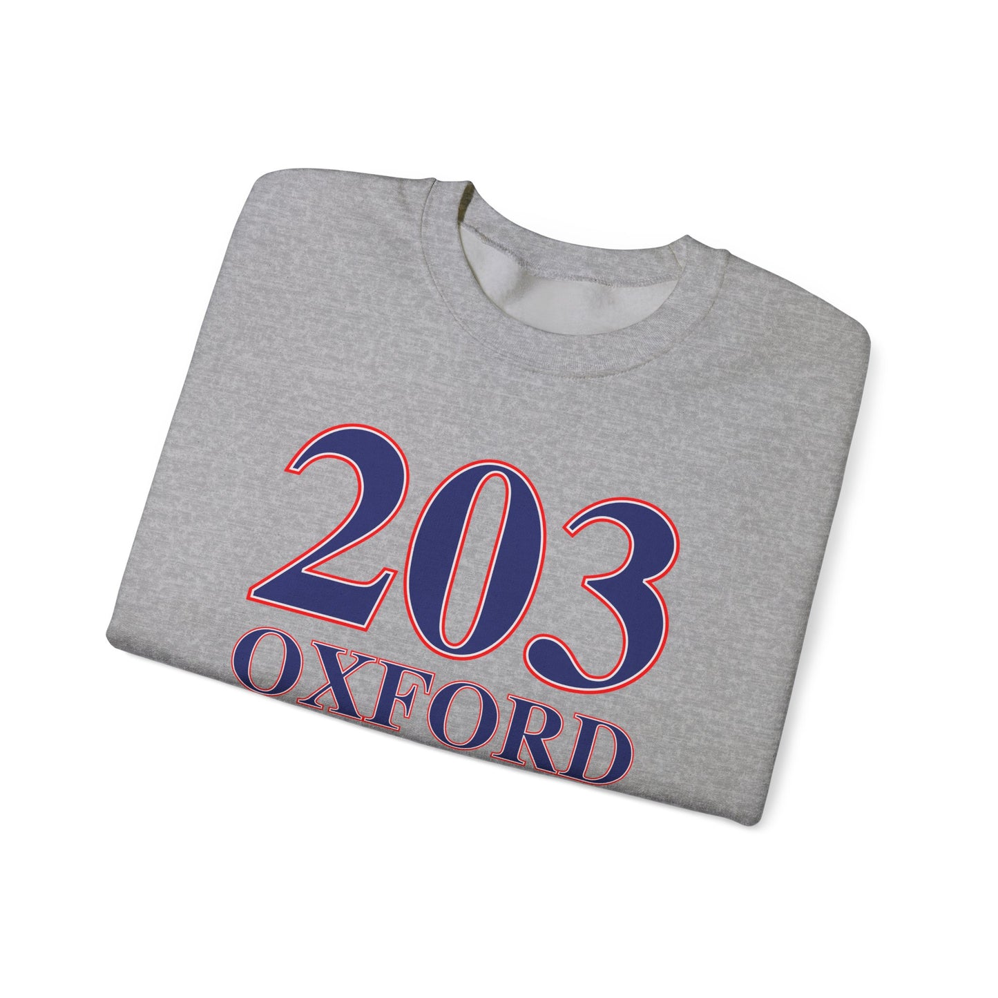 203 Oxford Red White & Blue Unisex Heavy Blend™ Crewneck Sweatshirt