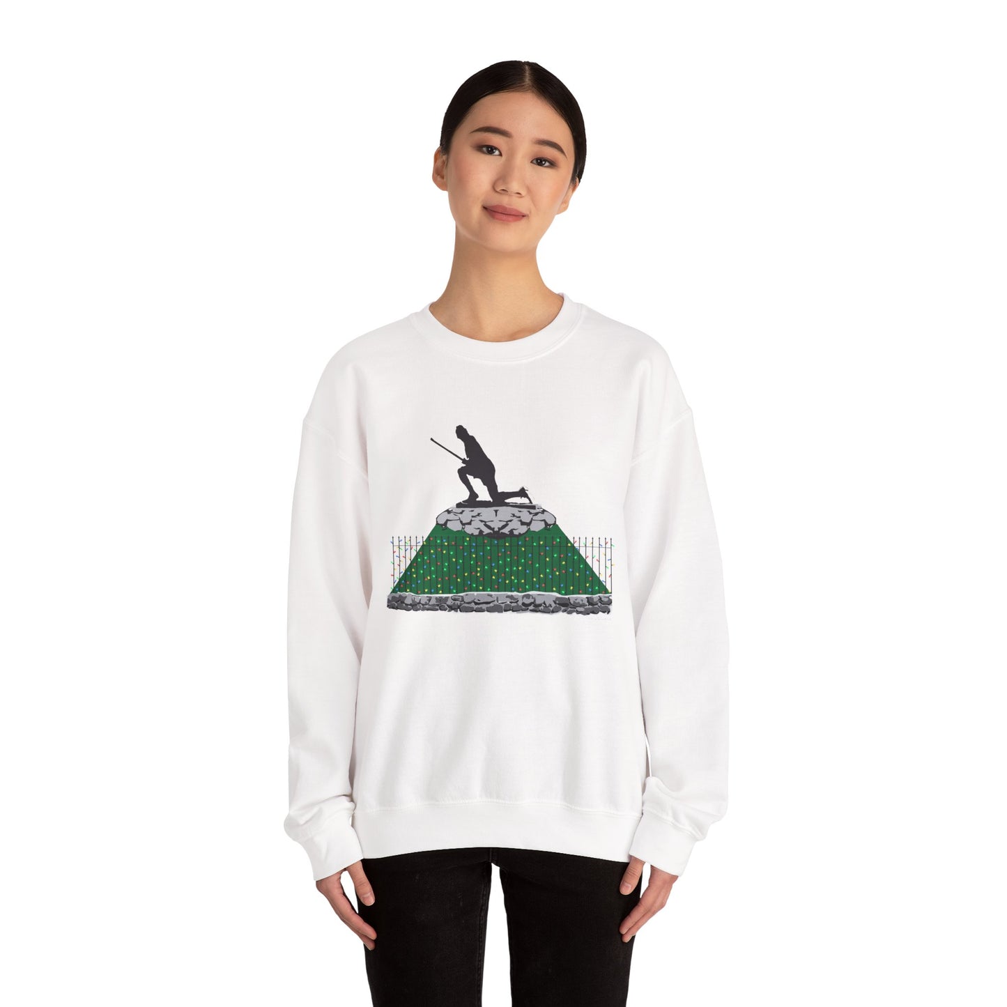 Minuteman Holiday Lights Unisex Heavy Blend™ Crewneck Sweatshirt
