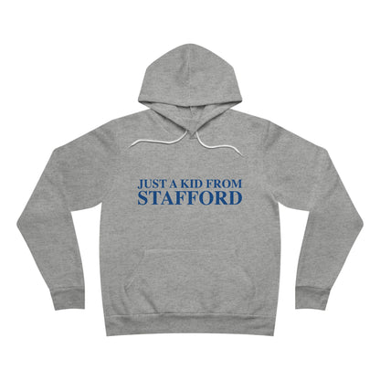 Just a kid from Stafford Unisex Sponge Fleece Pullover Hoodie