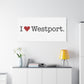 I Heart Westport. Matte Canvas, Stretched, 1.25"