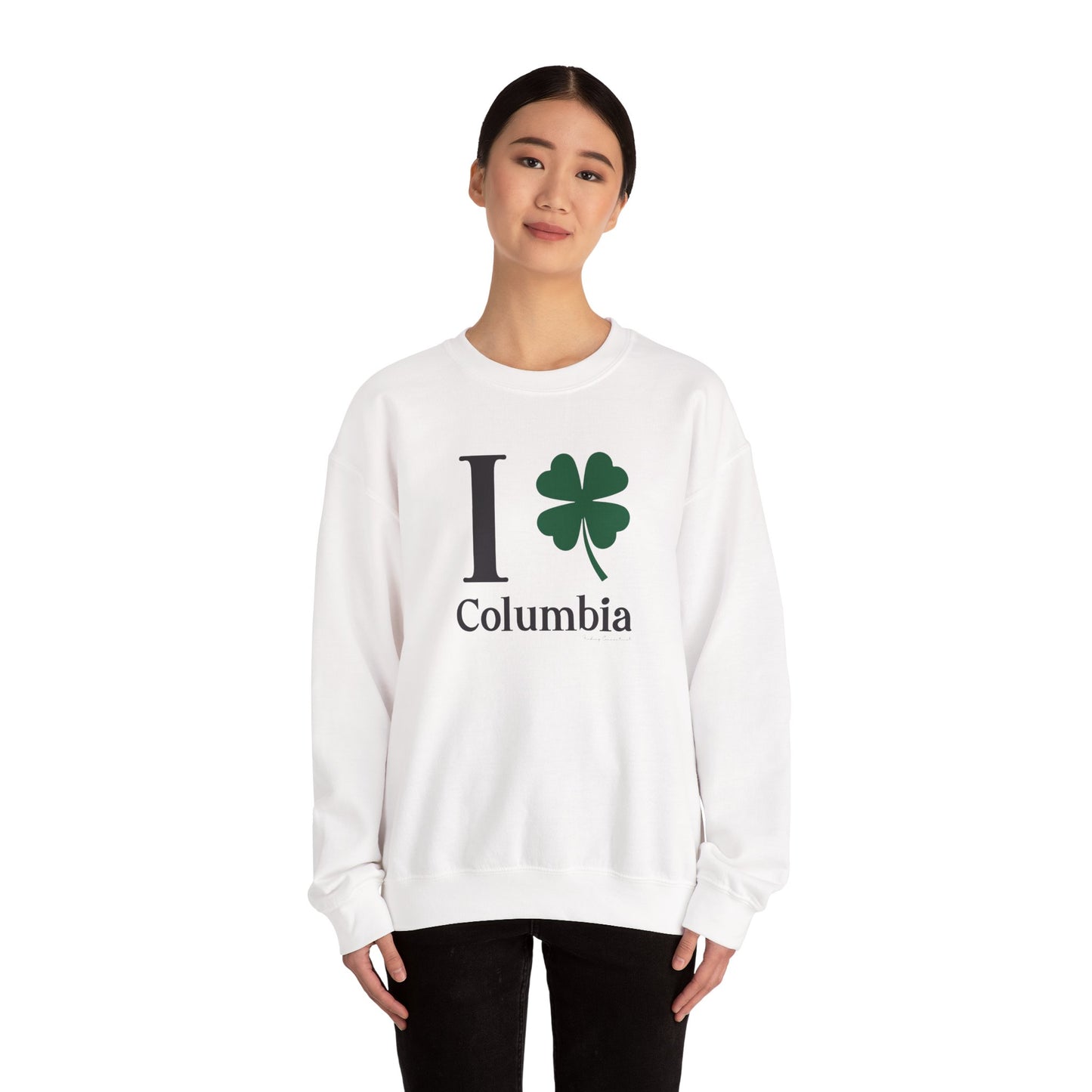 I Clover Columbia Unisex Heavy Blend™ Crewneck Sweatshirt
