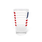 Portland Connecticut Connecticut Flag Pint Glass, 16oz