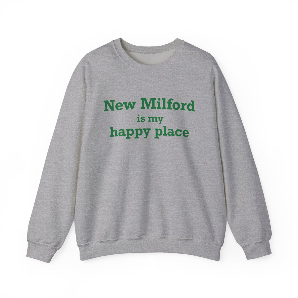 New Milford is My Happy Place Unisex Heavy Blend™ Crewneck Sweatshirt
