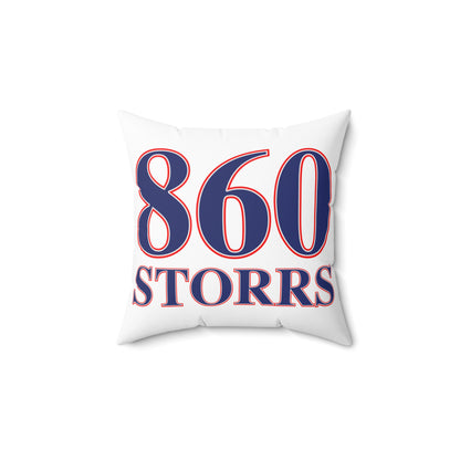860 Storrs Red, White & Blue Spun Polyester Square Pillow