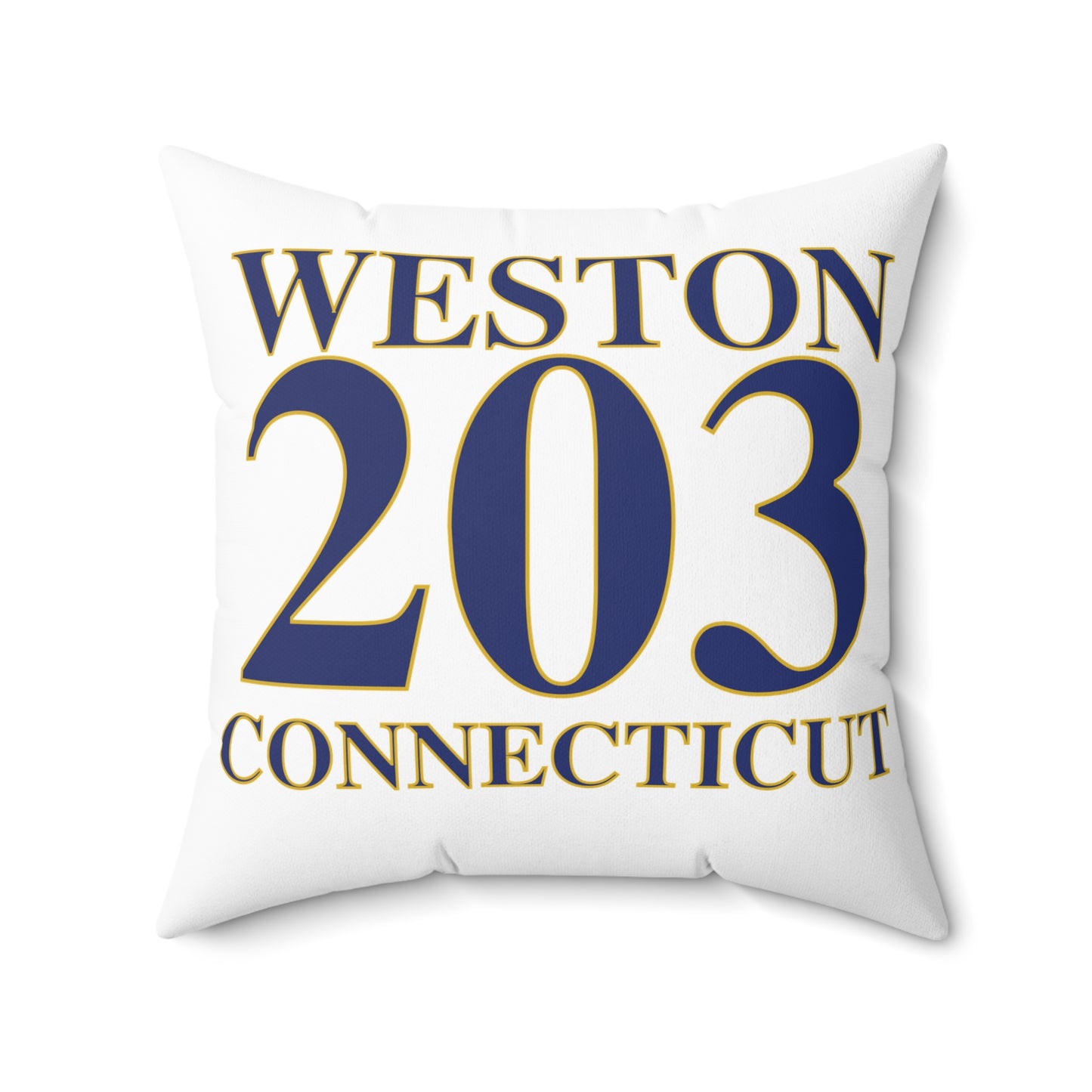 Weston 203 Connecticut  Spun Polyester Square Pillow
