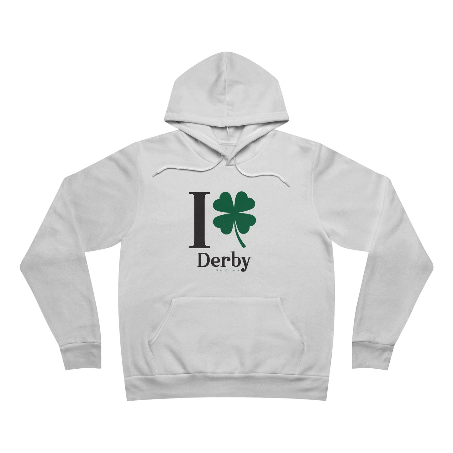 I Clover Derby Unisex Sponge Fleece Pullover Hoodie