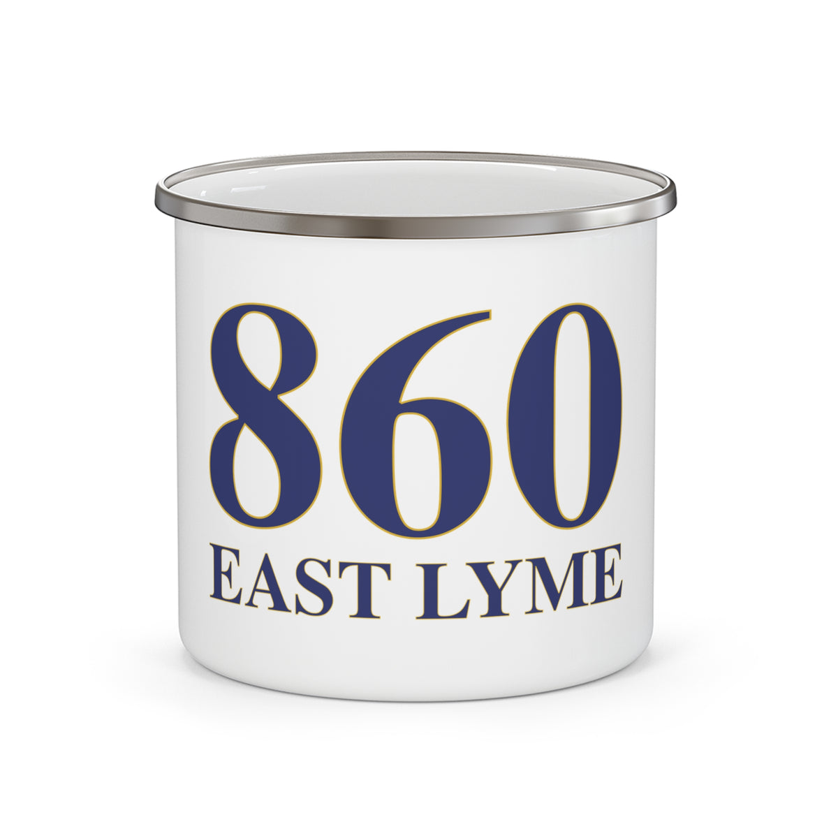 860 East Lyme Enamel Camping Mug