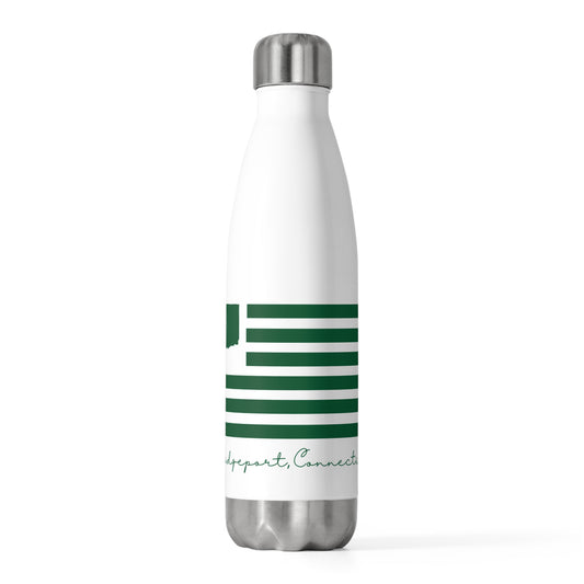 Bridgeport Connecticut St Patrick's Day Flag 20oz Insulated Bottle
