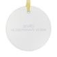 Love New Fairfield Glass Ornaments