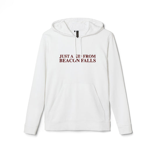 Just a kid from Beacon Falls adidas Unisex Fleece Hoodie