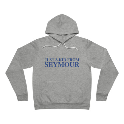 Just a kid from Seymour Unisex Sponge Fleece Pullover Hoodie
