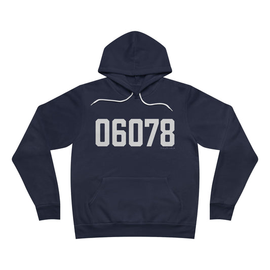 06078 Suffield CT Zip Code Unisex Sponge Fleece Pullover Hoodie
