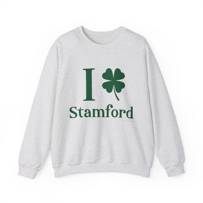 I Clover Stamford (Green) Unisex Heavy Blend™ Crewneck Sweatshirt