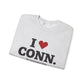 I Heart CONN. Unisex Heavy Blend™ Crewneck Sweatshirt